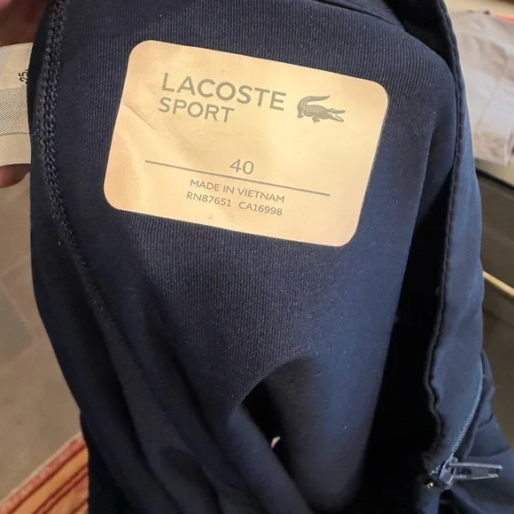 Lacoste Sport Pleated Tennis Skort – Navy – Women’s Size 40 (US 8) - Picture 5 of 5